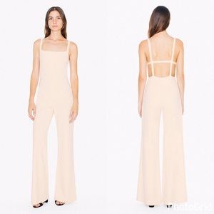 NWT American Apparel Square Tank Wide Leg Jumpsuit